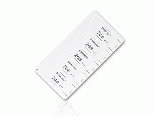 Transcend 2 Go JetFlash T3 Blanche pour Stockage Portable et RapideCompatible avec Ordinateurs et SmartphonesAdaptée aux